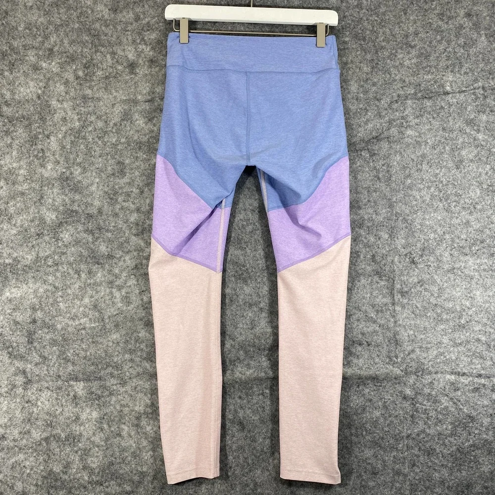 Outdoor Voices Leggings Medium Spring Lilac Colorblock 7/8 High Rise Workout - Picture 3 of 11